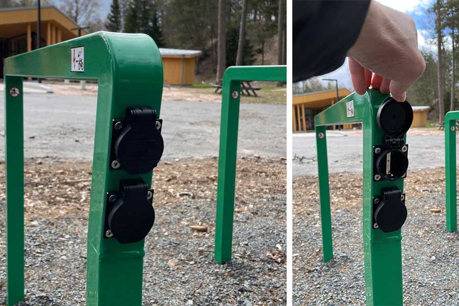 fietsparkeren fietsaanleunbeugel opladen