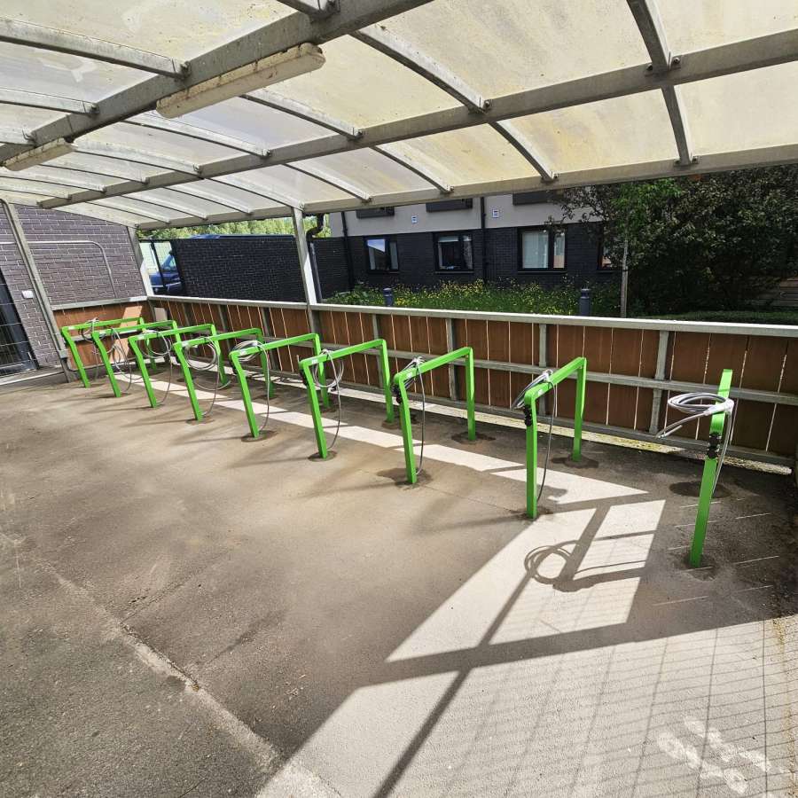 FalcoForce fietsaanleunbeugel fietsparkeren