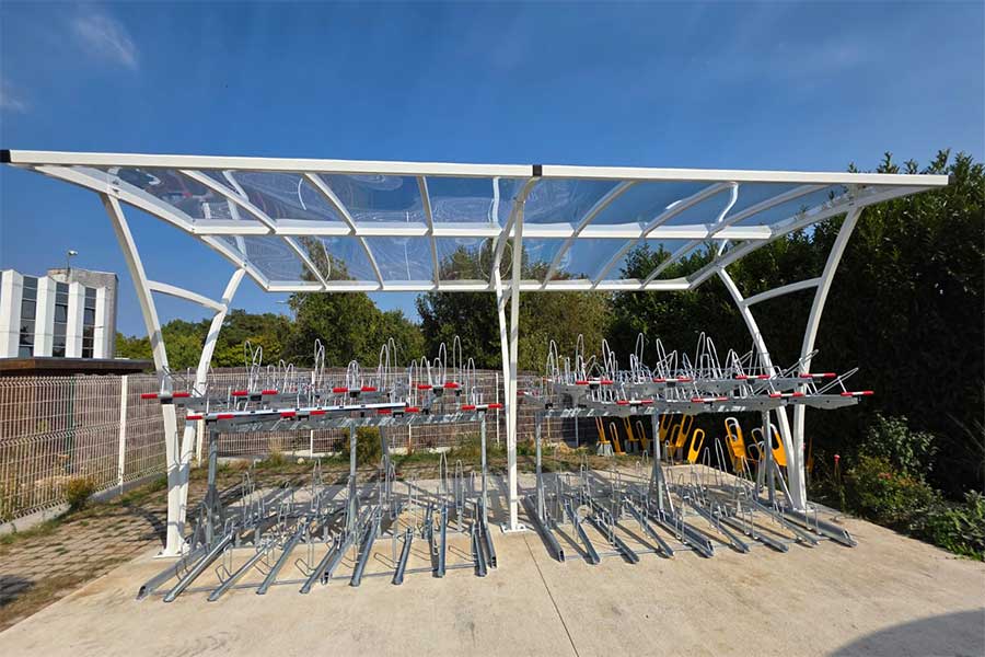 fietsparkeren etagerek fietsoverkapping