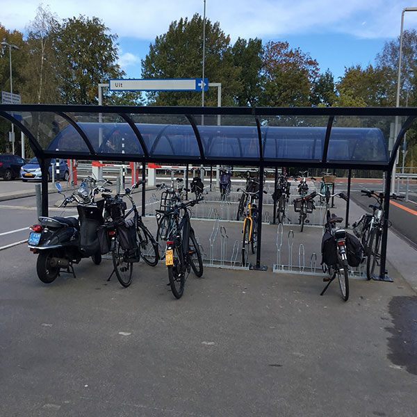101609 fietsoverkapping rolstoeloverkapping fietsenrek fietsparkeren