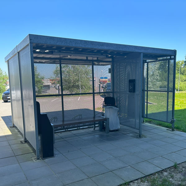 fietsparkeren pauzeruimte rookruimte berging