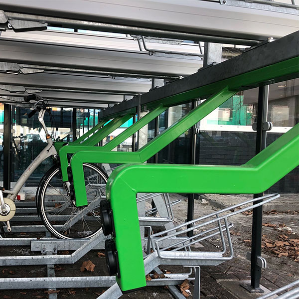 110936 fietsparkeren fietsoverkapping etagerekken
