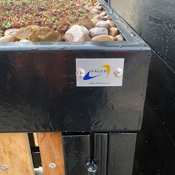 101650 overkapping fietsoverkapping groendak sedum