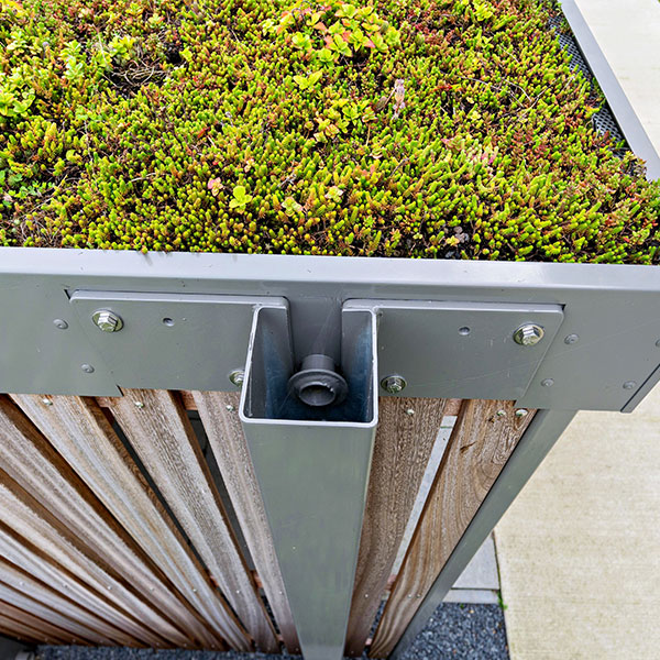 125890 122204 110648 fietsoverkapping rokersafdak rokersruimte pauzeruimte fietsparkeren groendak