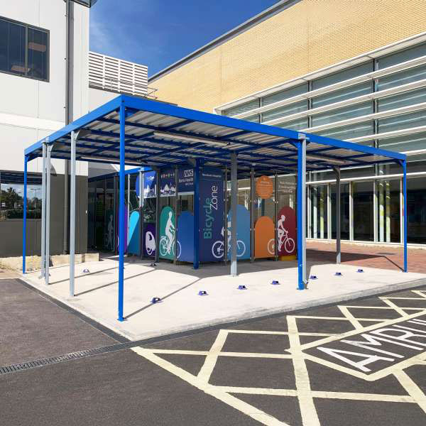 Newham University NHS Hospital kiest voor duurzame cycle hub van Falco
