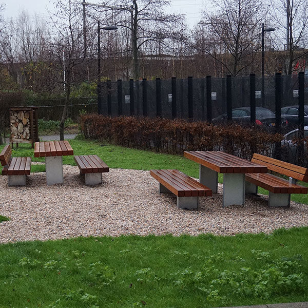 96838 straatmeubilair buitenbank tafel picknickset