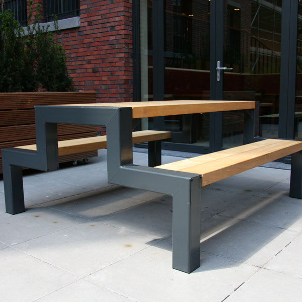 picknickset straatmeubilair buitenbank FalcoBloc