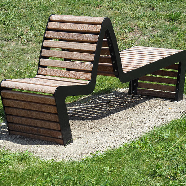 Falco straatmeubilair in stadstuin centrum Almelo