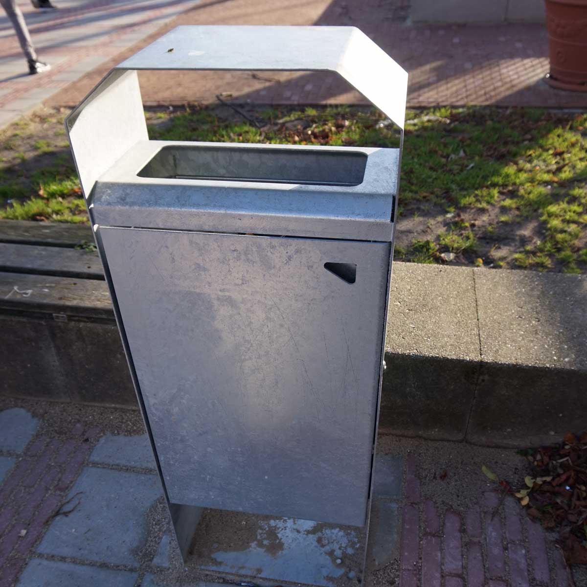 97957 straatmeubilair afvalbak picknickset zitbank