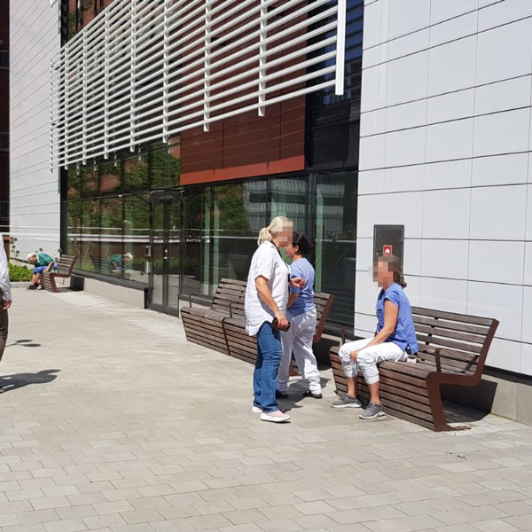 zitbank armleuning FalcoLinea straatmeubilair