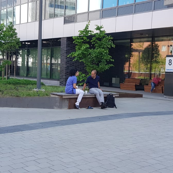 muurbank zitbank straatmeubilair FalcoLinea