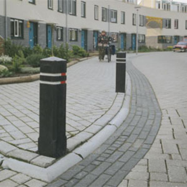 verkeersvoorziening afzetpaal kunststof
