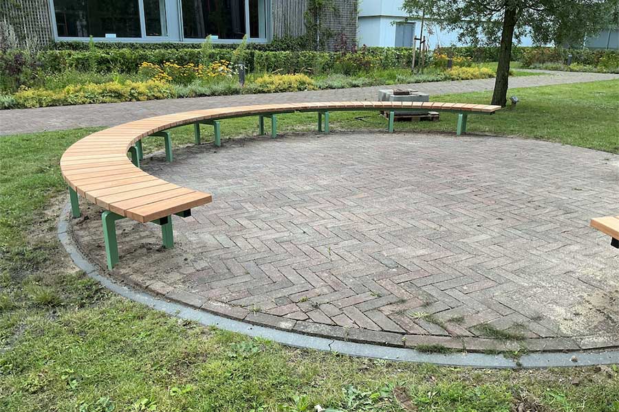 143547 straatmeubilair buitenbank picknickset taludbank