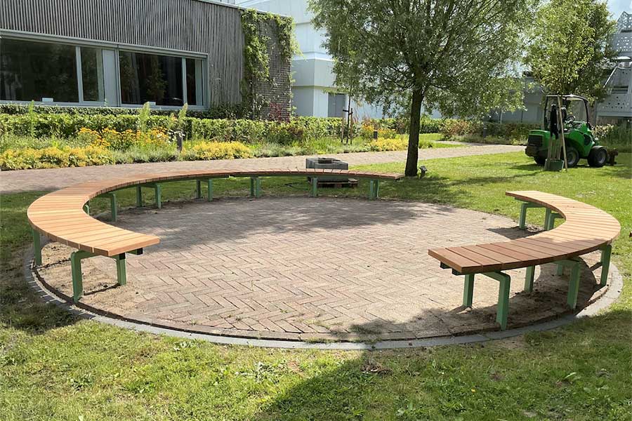 143547 straatmeubilair buitenbank picknickset taludbank