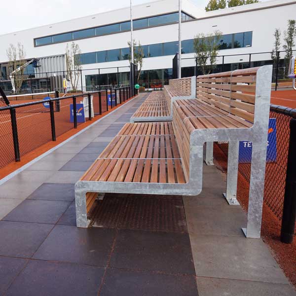 FalcoLinea Tribune buitenbank, enkelzijdig