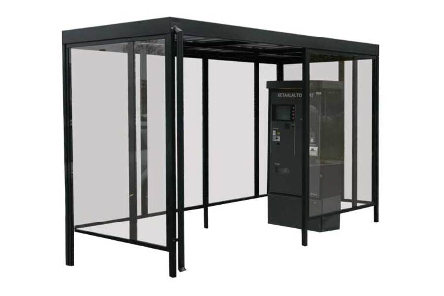 verkeersvoorzieningen parkeervoorzieningen overkapping betaalautomaat