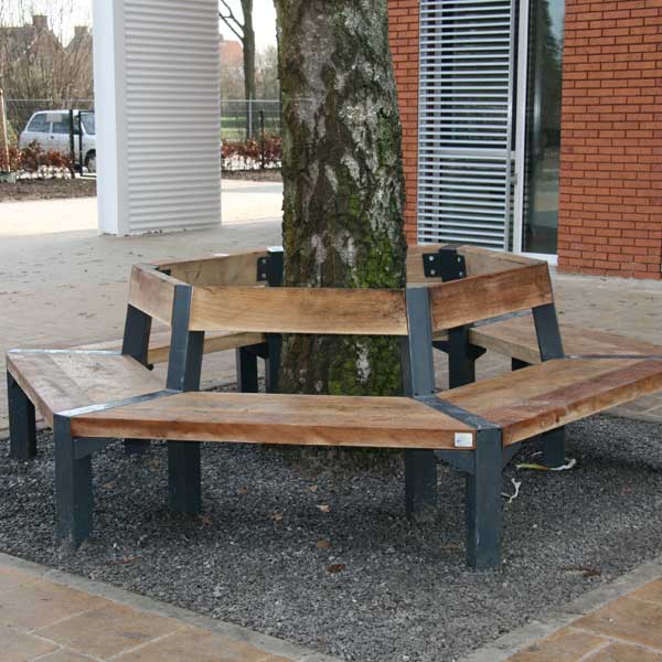 Straatmeubilair zitbank parkbank buitenbank FalcoBloc boombank