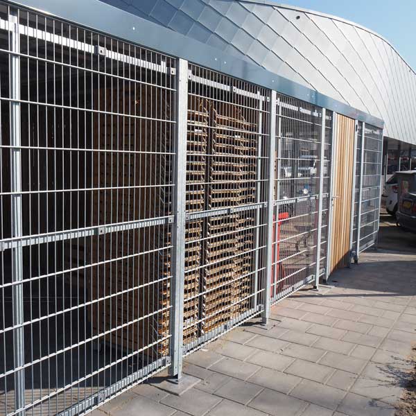 wandbekleding overkapping tralie