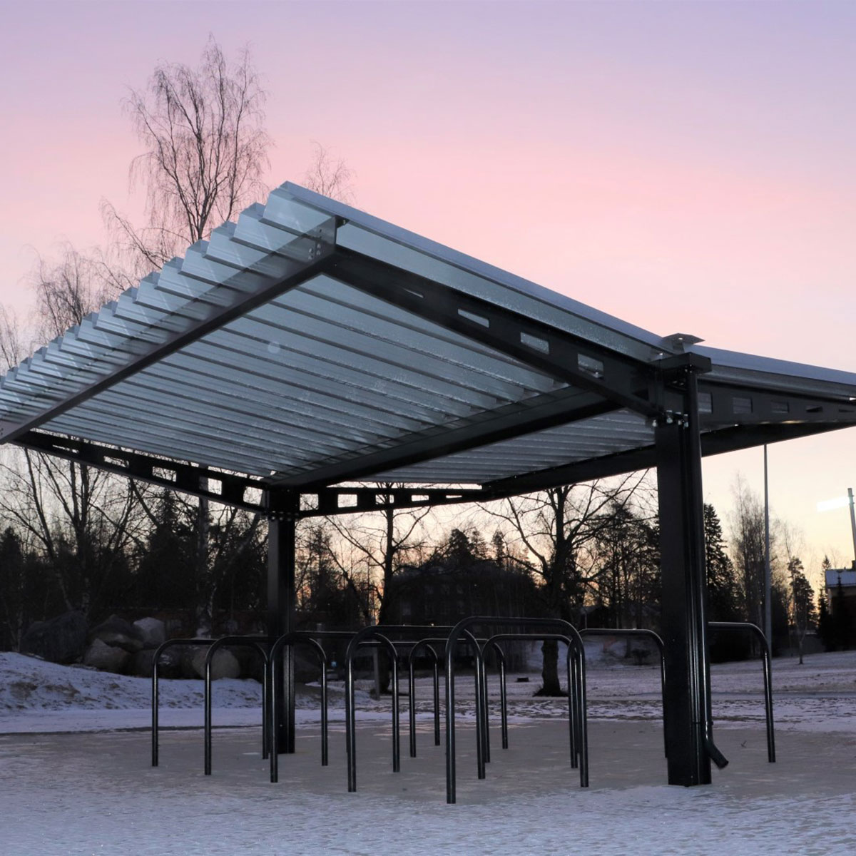 FalcoHoth dubbelzijdige fietsoverkapping