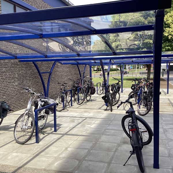 FalcoRail Low fietsoverkapping, dubbelzijdig