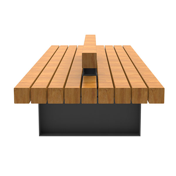 buitenbank rugleuning straatmeubilair