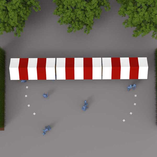 verwijderbaar straatmeubilair