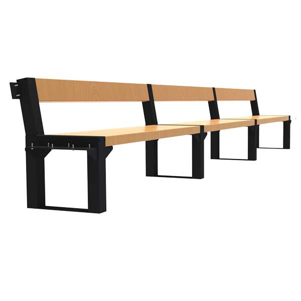 FalcoBloc buitenbank met rug, verschillende varianten