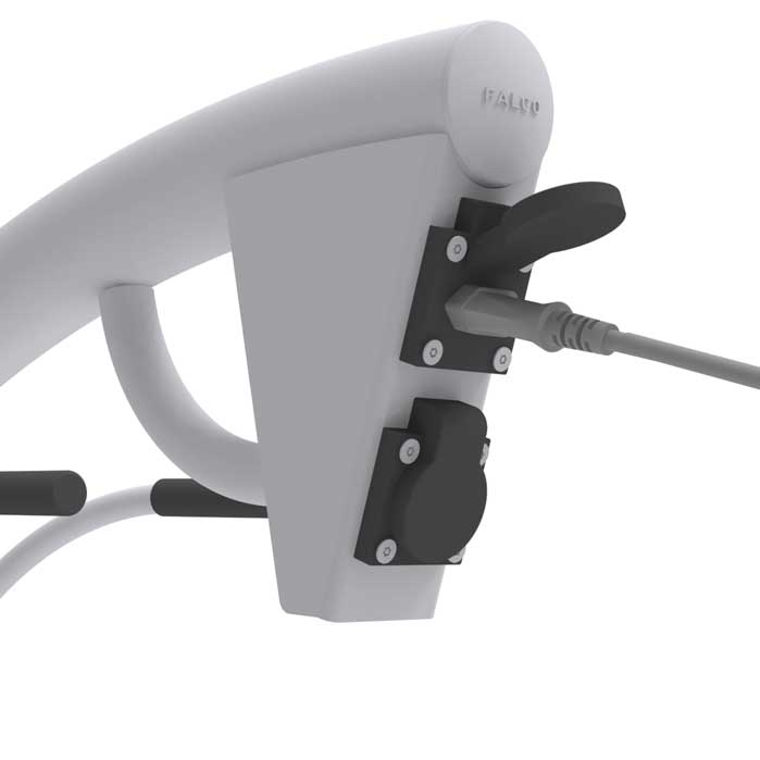 FalcoIon 2.0 fietsstandaard met oplaadpunt voor e-bike