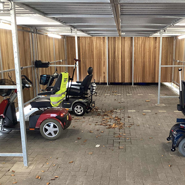 overkapping scootmobiel scootmobielberging