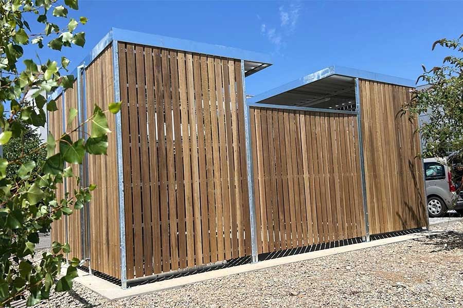 fietsparkeren fietsoverkapping etage fietsenrek dubbellaags parkeren