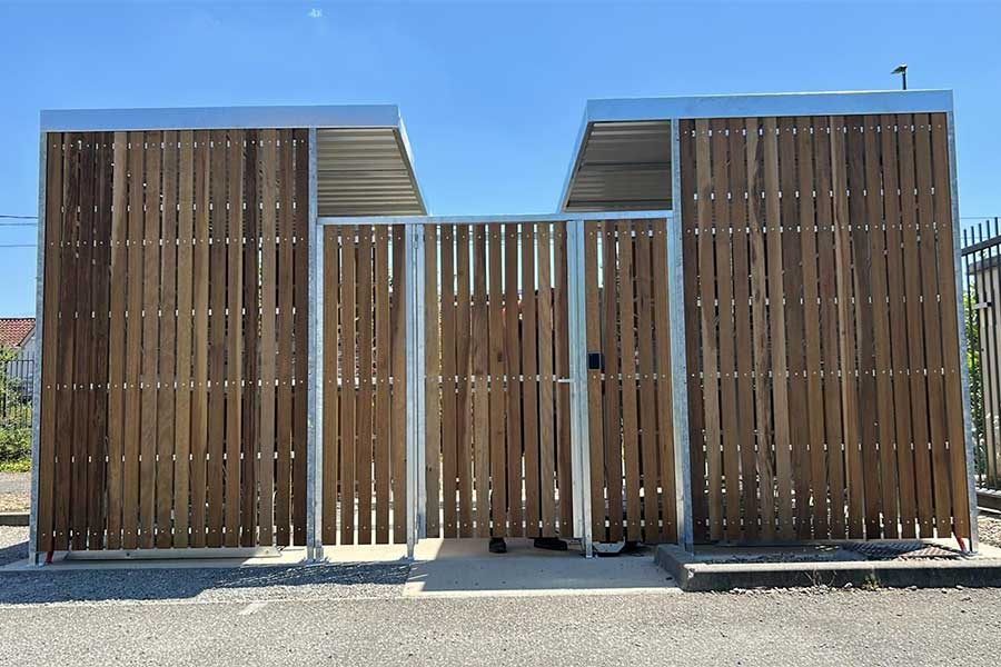 fietsparkeren fietsoverkapping etage fietsenrek dubbellaags parkeren