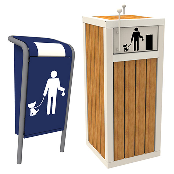 straatmeubilair afvalbak FalcoBloc hondenpoepafvalbakken