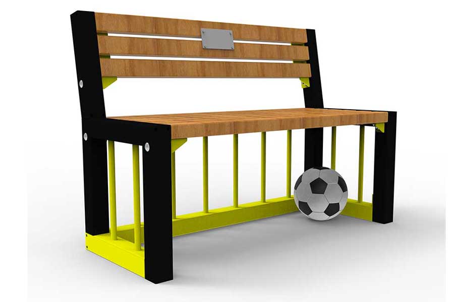 ontwerpwedstrijd goalbank buitenbank straatmeubilair voetbalbank