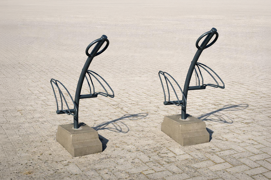 Triangel-10 fietsstandaard, circulair