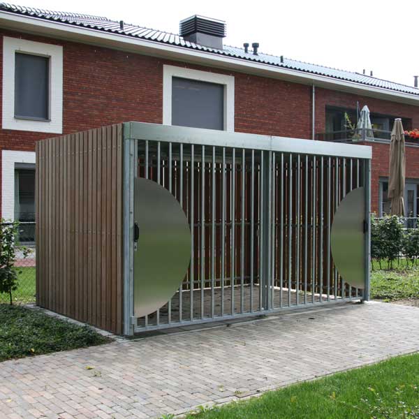 wandbekleding spijlen hekwerk